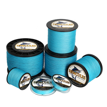 2000M 2187Yds Blue 6lb-100lb HERCULES PE Braided Fishing Line 4 Strands